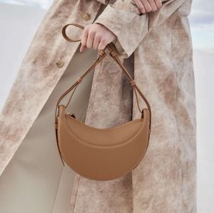 Designer Tas 2023 Numero Dix Luxe Vintage Zadel Schouder Halve Maan Handtas met Doos Crossbody Mode Parijs Franse Rits Hobo Portemonnee Koeienhuid