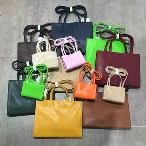 Sac de créateur 3 tailles Sacs à bandouliers en cuir souple Mini sac à main Femme sac à main