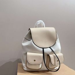 Bolsa de diseñador mochila de cuero bolso con bolsas de cordón