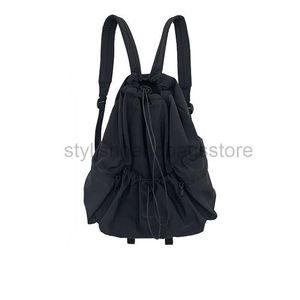 Designer Bag Backpack Style 2023 Nieuwe nylon damestas jeugd trekstring mid -assortiment Koreaanse voorverkoop schouder bagbackpackstylishhandbagsstore