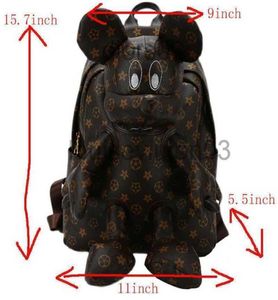 Sac de créateur Basketball School Cute Mouse Mouse Backpack Mens Womans Womans Luxe Tote Sac à main messager Sac en cuir grand capa5222099