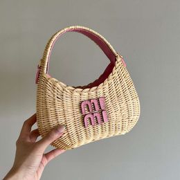 Designer tas strandtas Mand Handtas Ontwerp Damestas Casual Mode Damestas mui tas gebreide tas F2G7