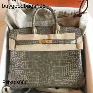 Designer Bag Birkinnss Handtassen Krokodil Leather Dames Tas Sfeer Een schoudertas Handtas Hoogte -mode Brandzo6o hebben een logo