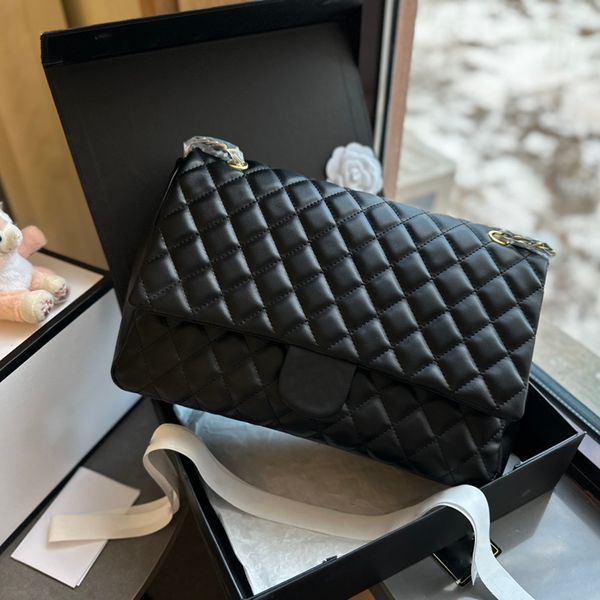 Sac de créateur CF classique motif diamant en cuir véritable pochette sacs à main et sacs à main sac de maquillage sac de messager sac en cuir de grande capacité sac pour femme sac à chaîne de mode