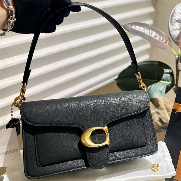 bolso de diseñador entrenadores bolso de oro bolso de diseñador negro bolso de niño Baguette de cuero real Bolso de hombro C hombro Tabby Con bolso cruzado bolso de moda Bolso cruzado Sac Luxe