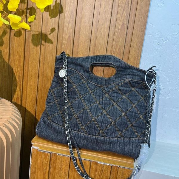 sac de designer cowboy Beach Bag sac à main le sac fourre-tout 19bag porte-monnaie mignon sacs à bandoulière sac à bandoulière Flip bag Chain sac de messager pour femme Bleu noir