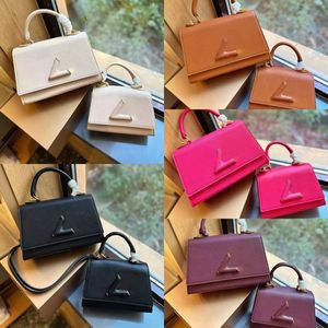 Designertas Crossbodytas Draaihandvat PM Afneembare verstelbare schouderriem Metalen gesp C Crossbodytas Leer Eén schouder handtas Klein formaat