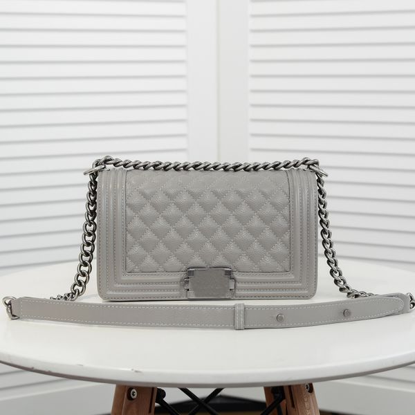 Bolso de diseñador bandolera Totes Bolso de diseñador Moda Terciopelo vintage Bolsos de hombro Mujeres Cartera de cuero de cordero Embrague con insignia Bolso de cadena de plata Monedero con solapa lagre