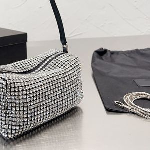 Sac de créateur Crystal Mini Sacs à main Top Luxe Diamant Sacs à bandoulière Shine Strass Underarm Portefeuille Hobo Bling Nylon Haute Qualité Classique Brillant Petite Taille