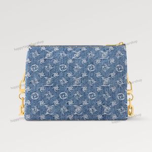 Designer tas denim collectie schoudertas luxe handtassen crossbody tas mode dames tas lederen tas top kwaliteit keten oude bloem denim 2024 nieuwe tas