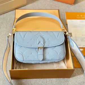 Sac de créateur denim Diane Baguette sac à main imprimé sac en diagonale pour femmes pote