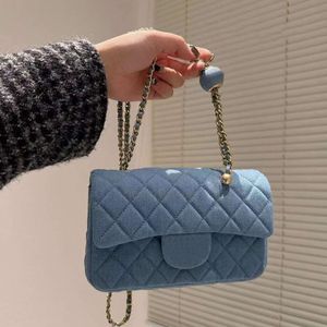 Designer tas denim gouden bal vrouwen tas klassieke klep schouder mini verstelbare ketting gewatteerde luxe crossbody tas mini munt portemonnee houder houder sleutel chaneles zakje clut