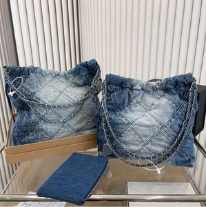 Sac de designer Denim Shopping Totes Sac à dos Voyage Femme Sling Body Sac à main le plus cher avec chaîne en argent Gabrielle matelassé de luxe