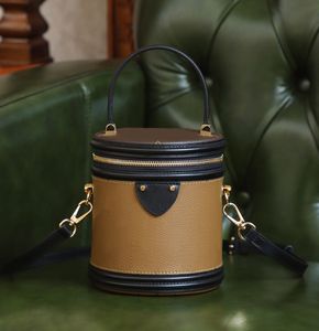 Sac de créateur sac seau de mode Mini sac à bandoulière fourre-tout sac à main classique élégant sac à bandoulière Rivet fond sac cylindrique de luxe