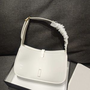 Sac à main de styliste en cuir verni pour femmes, fourre-tout à bandoulière de luxe de qualité supérieure, sacs sous les bras pour maquillage, nouvelle collection 2022