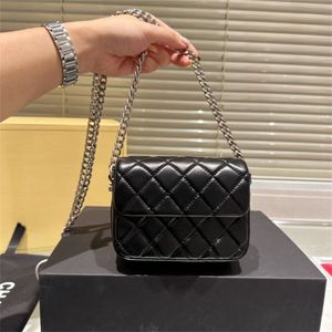 Sac de créateur rabat de conception de luxe sac crossbody chaîne métallique Gol