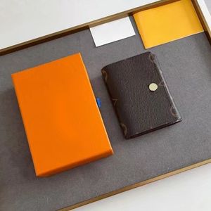 Designer tas opvouwbare portemonnee Mode vrouw portemonnee designer kaarthouder Hoge kwaliteit handtas Visitekaartjeshouder 58456