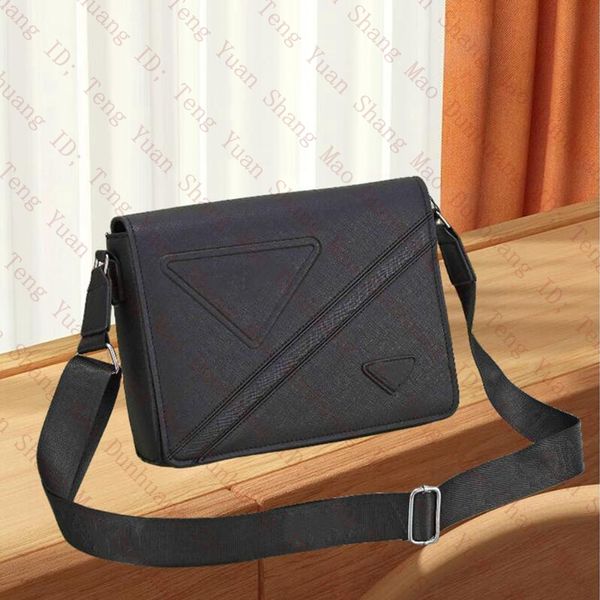 Bolso de diseñador para hombres Bolso bandolera Bolso cruzado Maletín Bolso Monedero Cartera de lujo Empalme de color negro Hombre Mujer Bolsa de mensajero Venta Mochila de cuero caliente