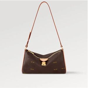 Designer tas lederen damestassen 2024 Pochette Tirette schoudertas Vintage portemonnee met gegraveerd hangslot nieuwe stijl draagtas