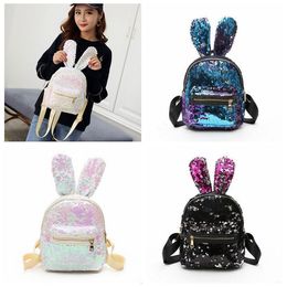 Bolsa de diseñador Halloween Lanboli Libro Bolsas de almacenamiento de niñas Conejo Mochila para niños Mochila para niños Viajes de moda Cute Ba Mjadl