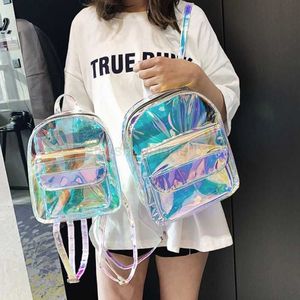 Designer Tas Halloween Lanboli Boek Transparant Meisje Jeugd Dames Rugzak Ita Stijl Kawaii Harajuku PVC Rugzak Ikofc