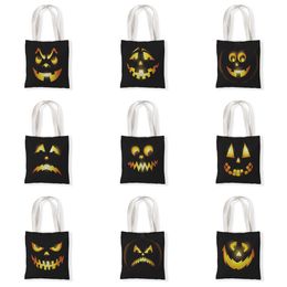 Designertas Halloween Lanboli Pompoen Canvas Afdrukken One Veelzijdige verandering Kleine studentenschouder 230915 Cas Locqc