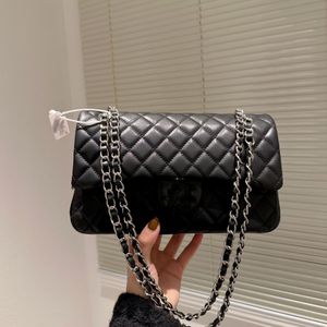 Designer tas Handtas Schouder CF Chain Bag Clutch Flap Totes Tassen Portemonnee Check Velours Draad Portemonnee Dubbele Letters Effen Hasp Vierkante Strepen Luxe Handtassen