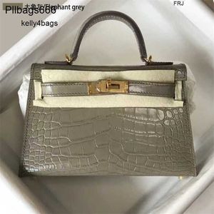 Sac de designer fait à la main 5A haut de gamme qualité crocodile mini deuxième génération portable épaule unique messager en cuir femmes ont logo Bbr3