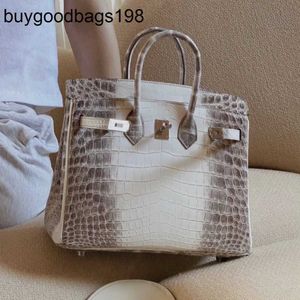 Bolso de diseñador Bolsos del Himalaya Bolsos hechos a mano Inicio Personalizado Himalayans 2530 cm Platino Mano Mujer Importado Cocodrilo del Nilo Verdadero 1QBW