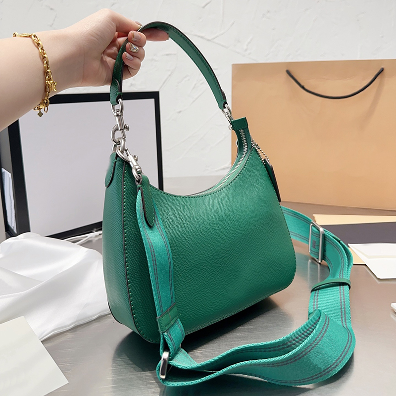 Projektantka torebka hobo klasyczna moda crossbody dla kobiet zielone torby na ramię noś odporność i odporność na zarysowania