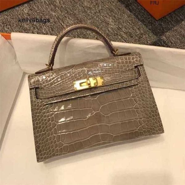 Sac de créateur Ke11y Sacs Handmade Womens New 2024 Star Mini Cowhide Crossbody 2nd Generation Crocodile Have Logo 28bu Ndeh