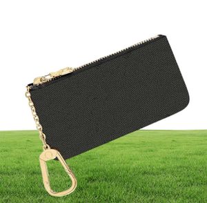 Sac de concepteur Pouche clé pochette E Womens Mens Brown Flower Chain Credit Card Carte Coin Mini portefeuille Vutto4550647