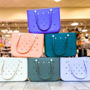 Bolsa de diseñador grande Bogg impermeable bolso de playa Organizador de lujo PVC Plastic Men Basket Women Weekend Pocket Luggage Bag Travel