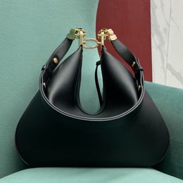 Bolso de diseñador Bolso de hombro grande Bolso de luna en forma de media Librillero G en forma de G Bolso de cuero para mujer de alta calidad Diseñador de mano de lujo Bolso de bolso de bolsillo