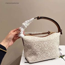 Sac de créateur Loeew Sacs 2024 Lady Classic Purse New Cubi Canvas pour femmes Box Box Box Toile Fashion Handheld Handheld Poldoule One épaule foule