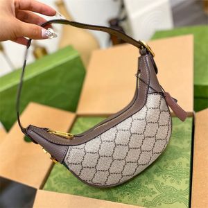 Designer Bag Loop Croissant Mini Ophidia Ladies Hobos Vintage Handtassen Klassieke element Schoudertassen Crossbody onderarmpakket Vrouwelijke portemonnees Sling Bag