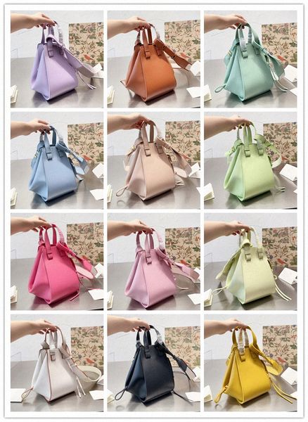 Bolsa de diseñador Lowe Bolsas de hombro Lady 2023 Colores de caramelo Hamaca Moda Tote Bolsos España Cuero Litchi Patrón One Crossbody Mano Ala B5P5 #