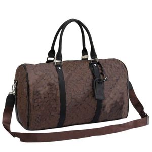 Sac de designer Bagages Voyage tout Gardez fleur brune pendant la nuit noir Sacs à carreaux Duffel Hommes Femmes Designer Sport Fourre-tout Épaule Outdoor269I