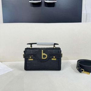 Designer Bag Luxe BA2024 Tote Tassen Nieuwe B-Buzz-serie Lychee Pattered Small Handtas Crossbody Body Tas met roterende Gold Antieke hardwarezakken