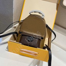 Designer tas luxe rugzakken crossbody tassen Dames mini Mode Pu Leer Letter Retro multifunctioneel bruin
