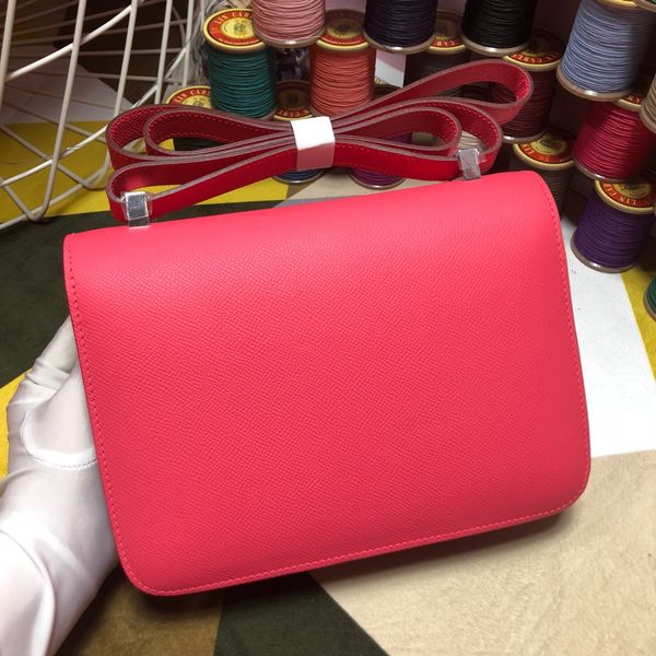 Sac de créateur sac à main de luxe 23cm sac à bandoulière Aéroport pour les femmes Epsom en cuir couture à la main