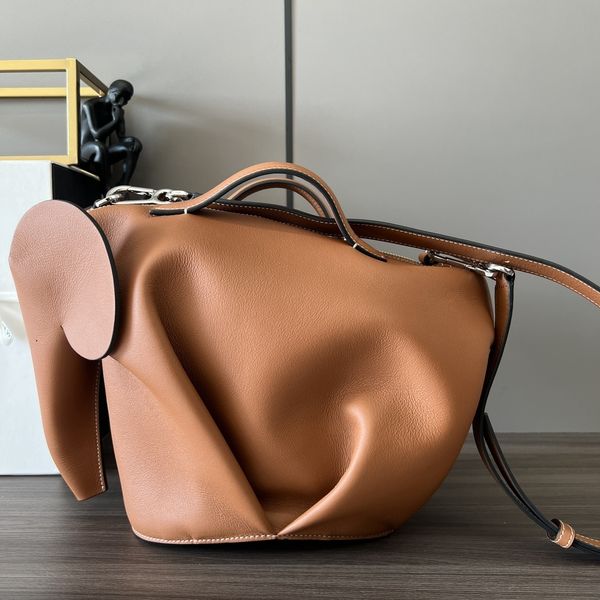 sac de créateur sac à main luxury fashion en cuir pochette épaule d'épaule Classic Calfskin Elephant Crossbodybody Sac haute capacité pourdies décontractée décontractée Cosmetic Tote sac sac