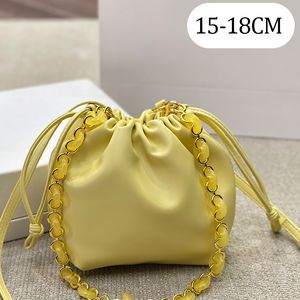 sac de créateur sac à main de luxe sacs de mode sacs de seaux épaule à bandoulière bourses 18 cm Pu Gol