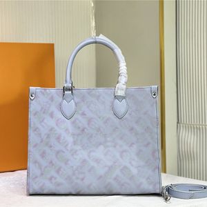 Designer Bag Luxury Luis 2way Bag On the Go PM M46168 Empreinte lederen Tote Luxurys Ladies Handtassen Porteman