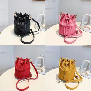 Nieuwe Marc Designer tas BUCKET bags stijl Dames de tote buckets handtas Luxe treksluiting Trekkoord met schouderriem Designer clutch satchel Crossbody tassen