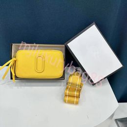 Designertas Luxe snapshot veelkleurige schoudertassen camera crossbody portemonnee met glitterband Dubbele ritssluiting aan de binnenzijde Afneembare, verstelbare portemonnee met riempje