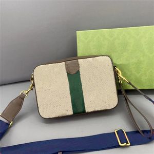 Designer Bag Men Gedrukte camera heren messenger schouder modezakken handtassen crossbody schoudertas handtas vrouwen