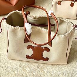 Sac de créateur Mini CUIR CABAS fourre-tout sacs à bandoulière deux tailles marque de luxe en cuir véritable pour femmes avec boîte