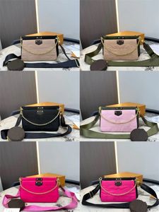 Designertas Multi Pochette Crossbody Portemonnees Combotas Materiaal donsveren Damestassen Luxe portemonnee Schoudertas Modehandtas