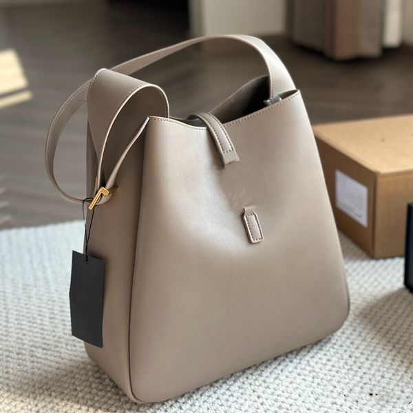 sac de créateur nouveau LE 5a7 hobo sacs à bandoulière LE 37 seau sac à bandoulière sac à main de mode pour dames en cuir véritable peau de vache fourre-tout à bandoulière souple petite taille sac pour femme brillant